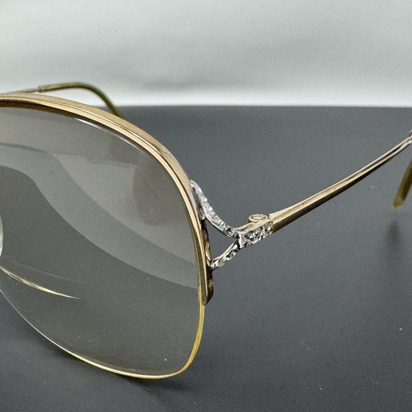 Logo Paris 12 644 000 Vintage Gold EYEGLASSES FRAMES 54 [] 15 125 Germany - Picture 9 of 16